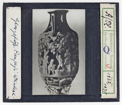Vorschaubild Glasgefäß aus Pompeji. Weinlese Diasammlung